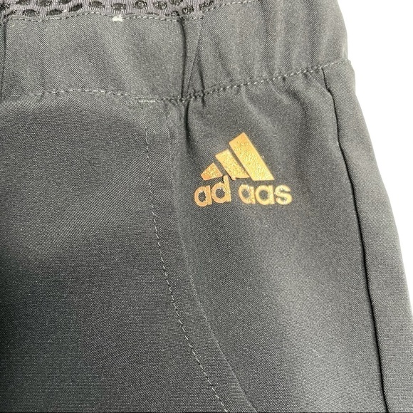 Adidas Athletic Wide Leg Capris Adjustable Cinch Side Panels Drawstring Waist 14 - Picture 4 of 10